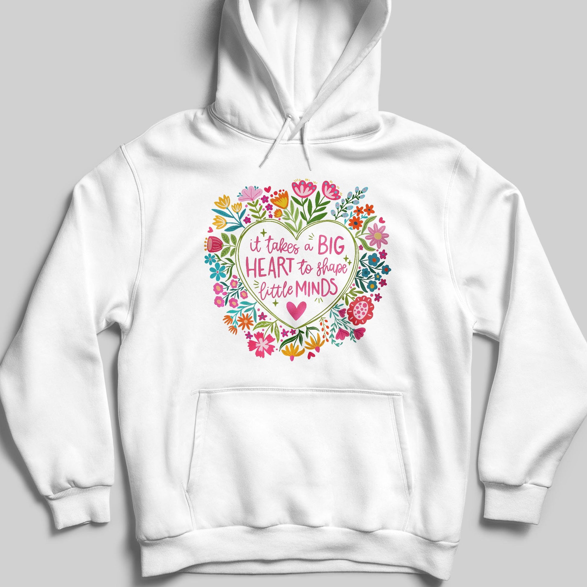 Big Heart To Shape Little Minds With Flowers