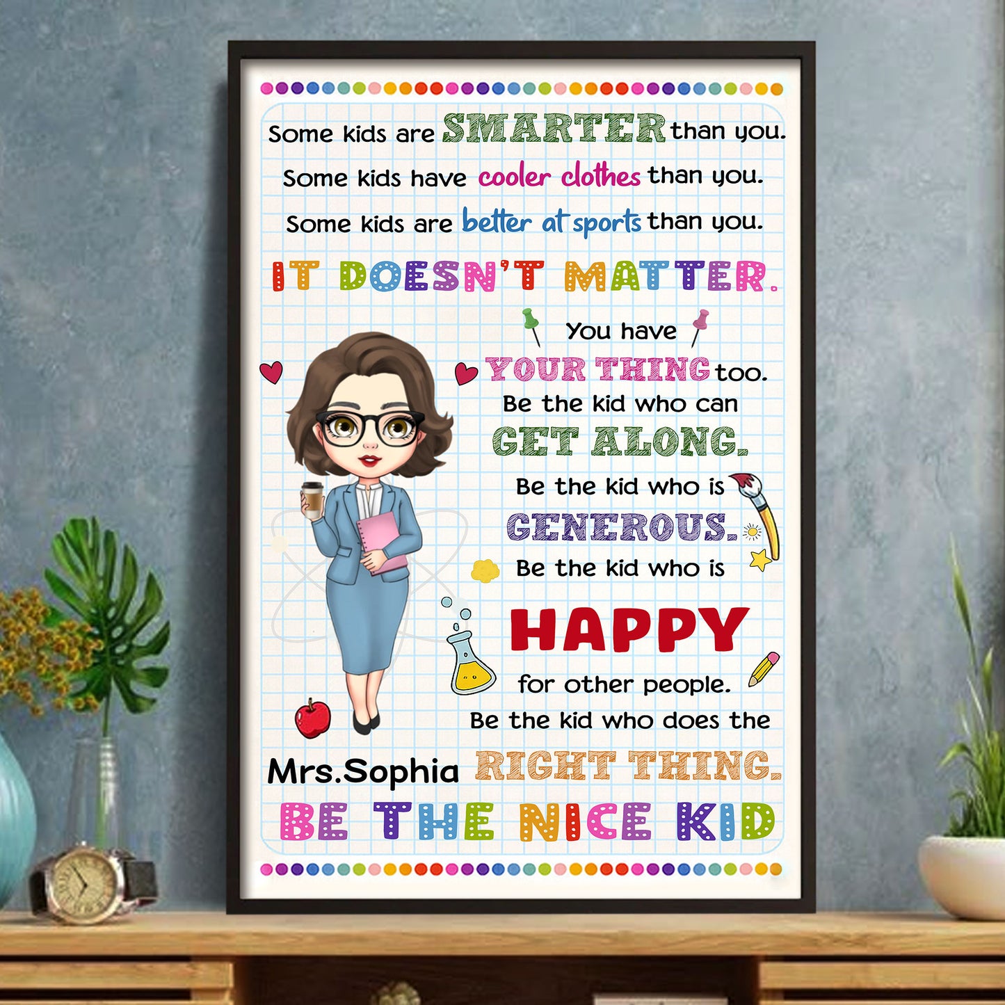 Be The Nice Kid, Be Generous And Happy