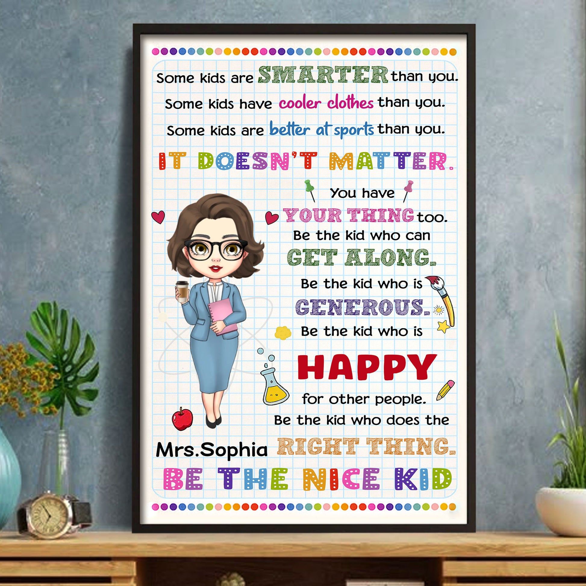 Be The Nice Kid, Be Generous And Happy