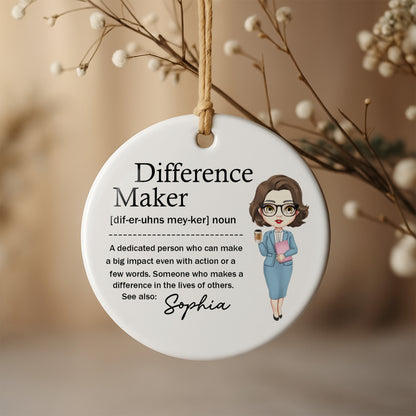 Difference Maker, Woman With Coffee