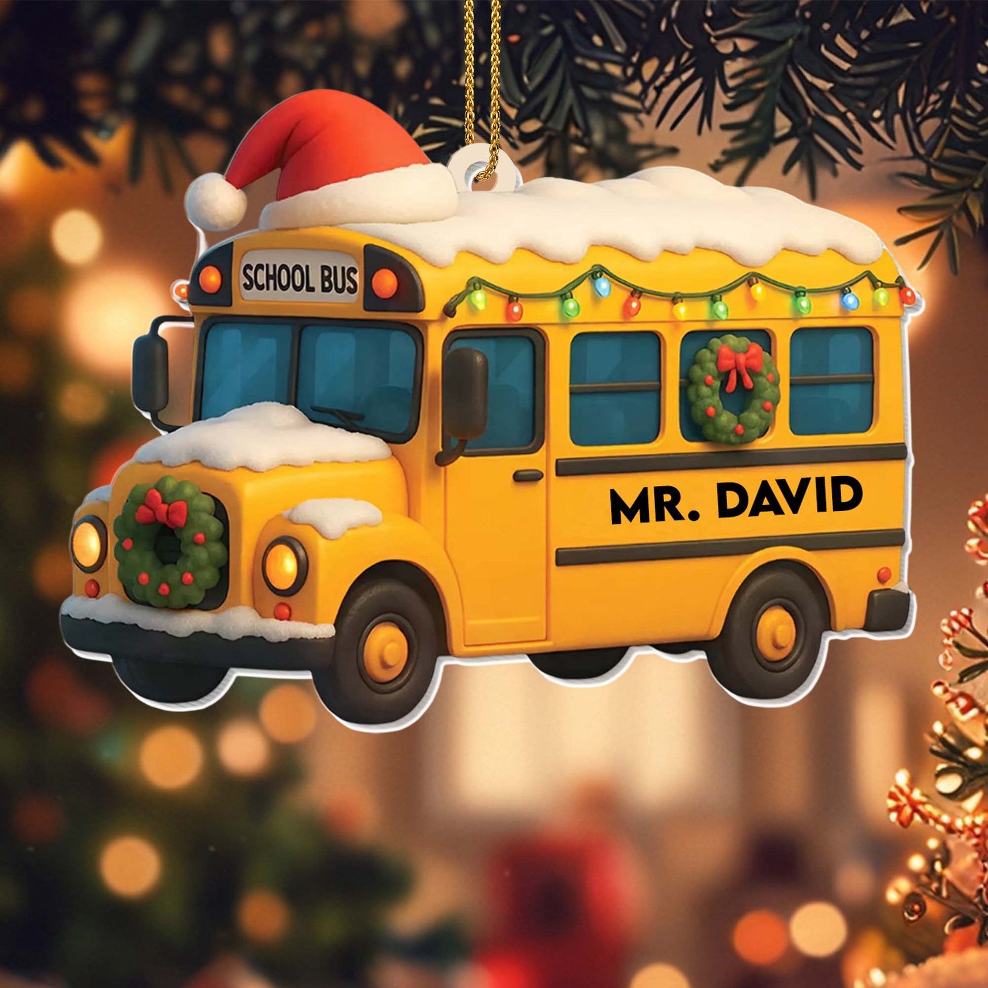 Celebrate The Holidays With Our Festive School Bus