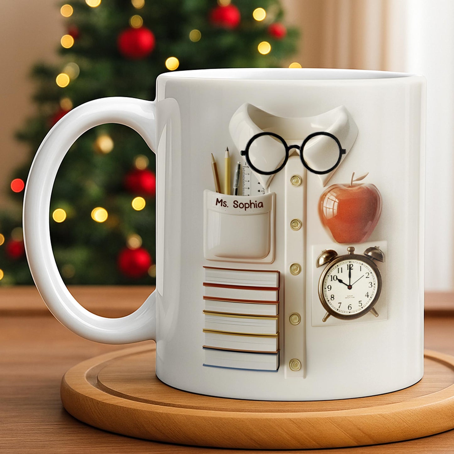 Inspire The Educator Within You - Personalized Custom Coffee Mug - TEACH063_MG