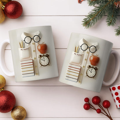 Inspire The Educator Within You - Personalized Custom Coffee Mug - TEACH063_MG