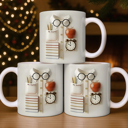 Inspire The Educator Within You - Personalized Custom Coffee Mug - TEACH063_MG