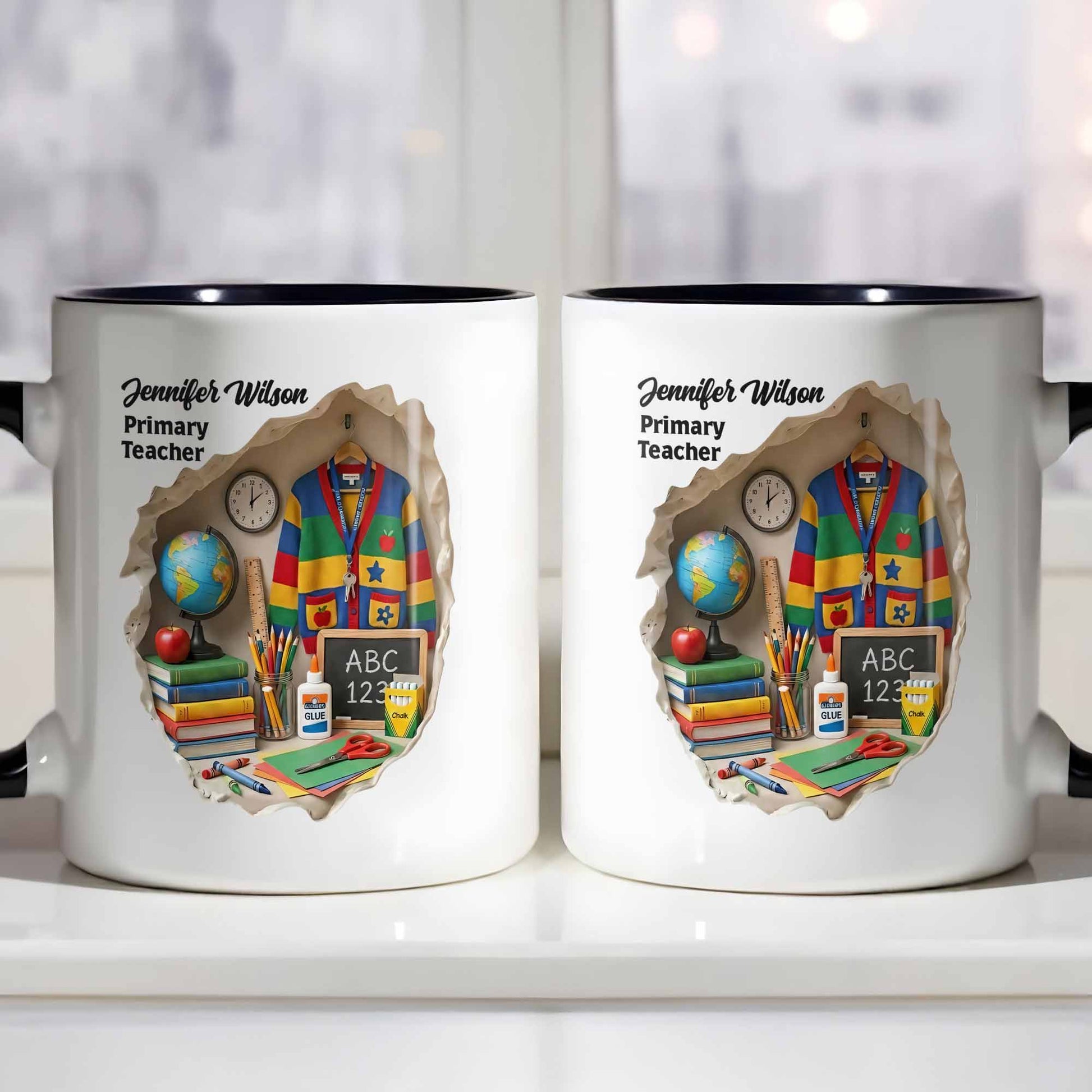 To My Favorite Teacher, Globe And School Supplies