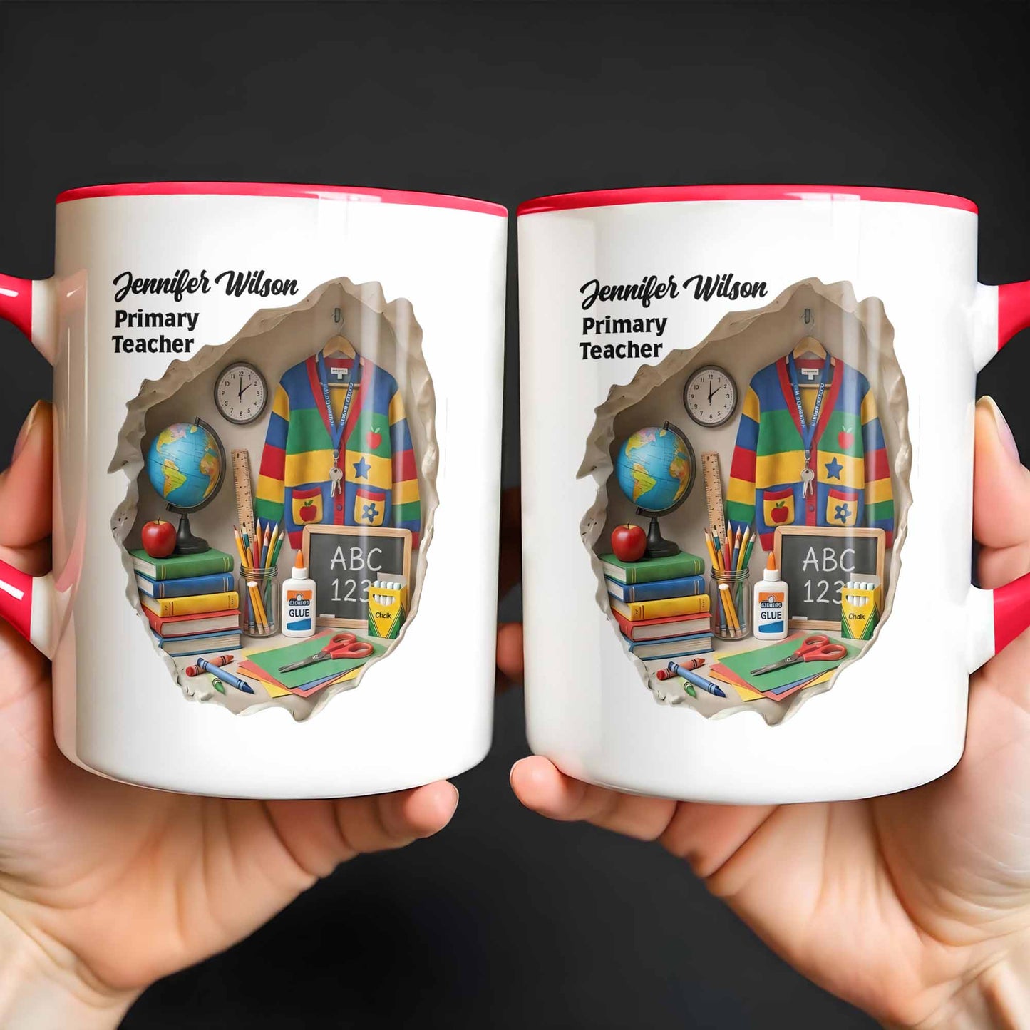 To My Favorite Teacher, Globe And School Supplies