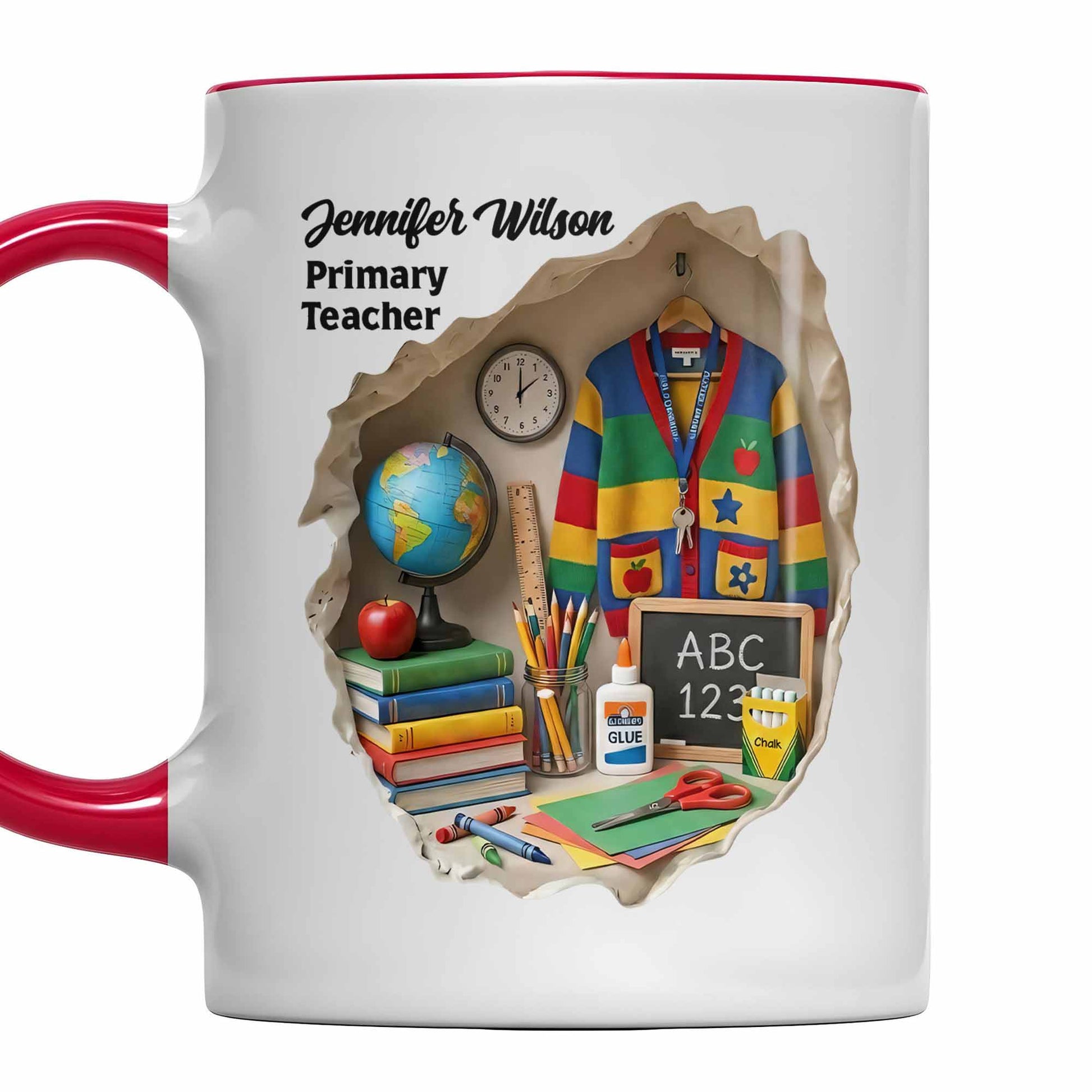 To My Favorite Teacher, Globe And School Supplies