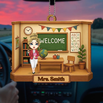Welcome Teacher's Classroom Hanging Ornament