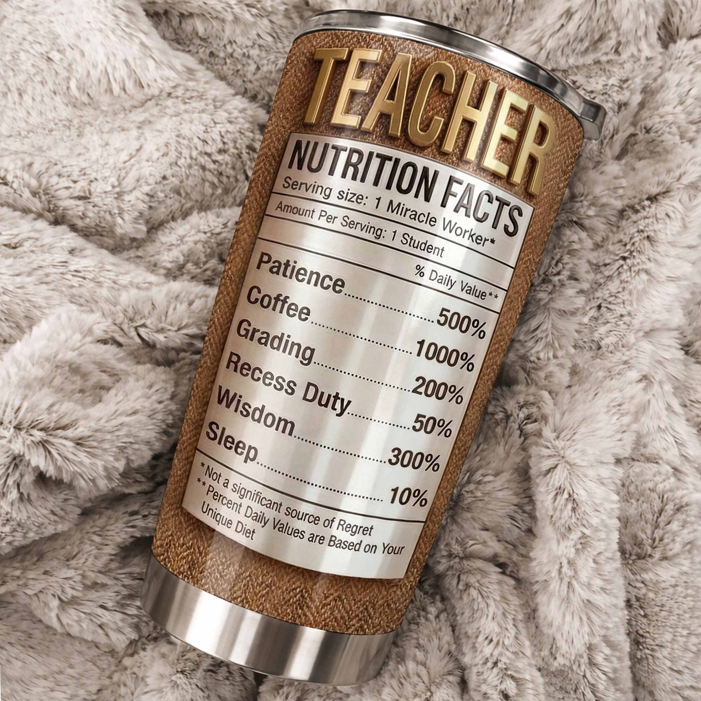 Teacher Nutrition Facts Patience Coffee Wisdom