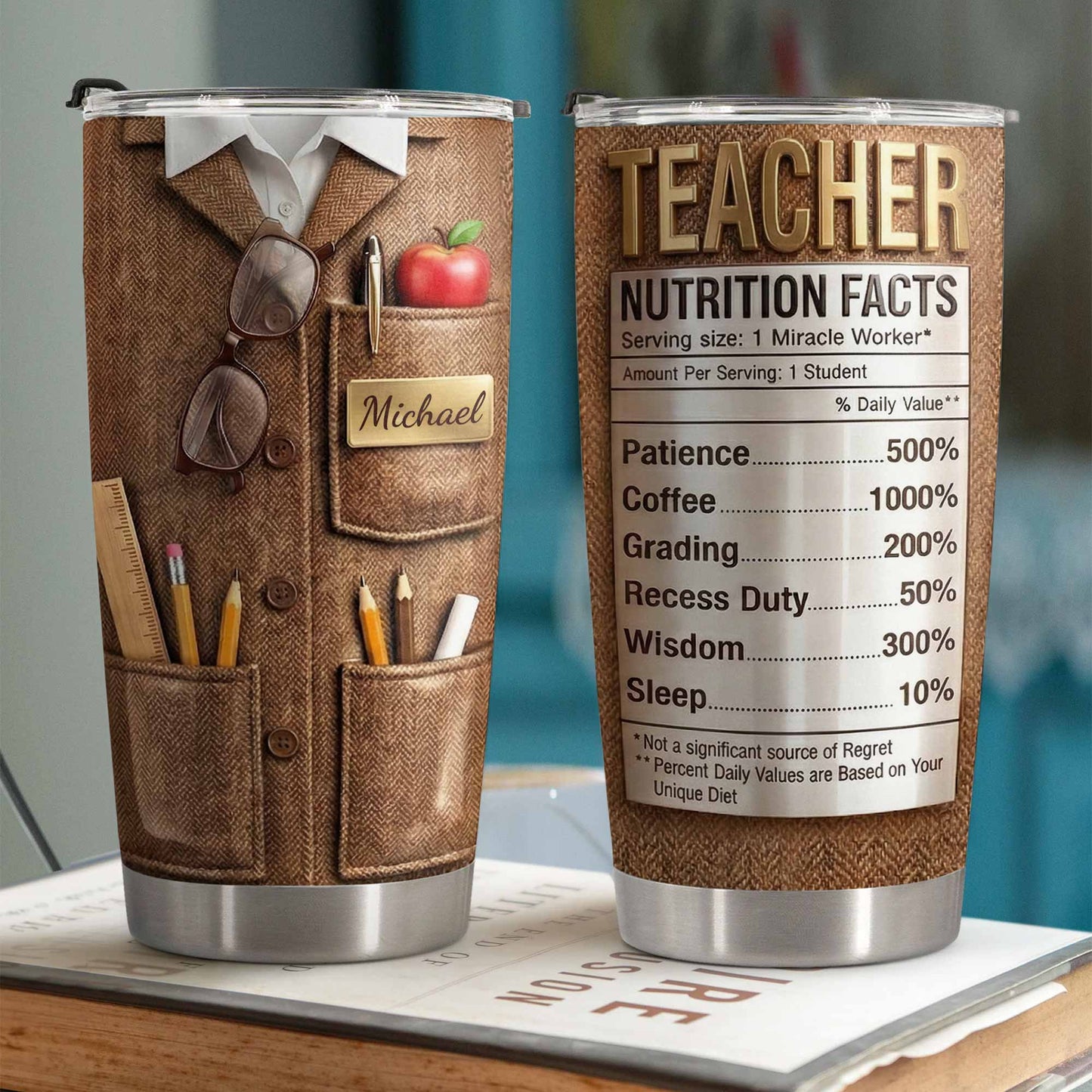 Teacher Nutrition Facts Patience Coffee Wisdom