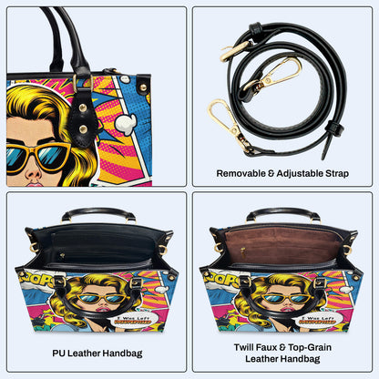 Me dejaron sin supervisión - Bolso de cuero personalizado - UNSUP04
