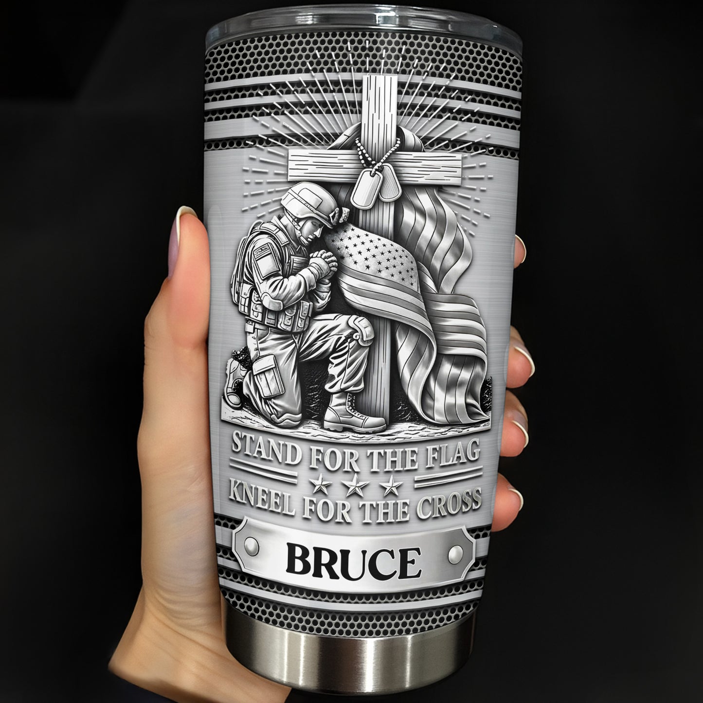 Stand For The Flag, Kneel For The Cross, Military Tribute