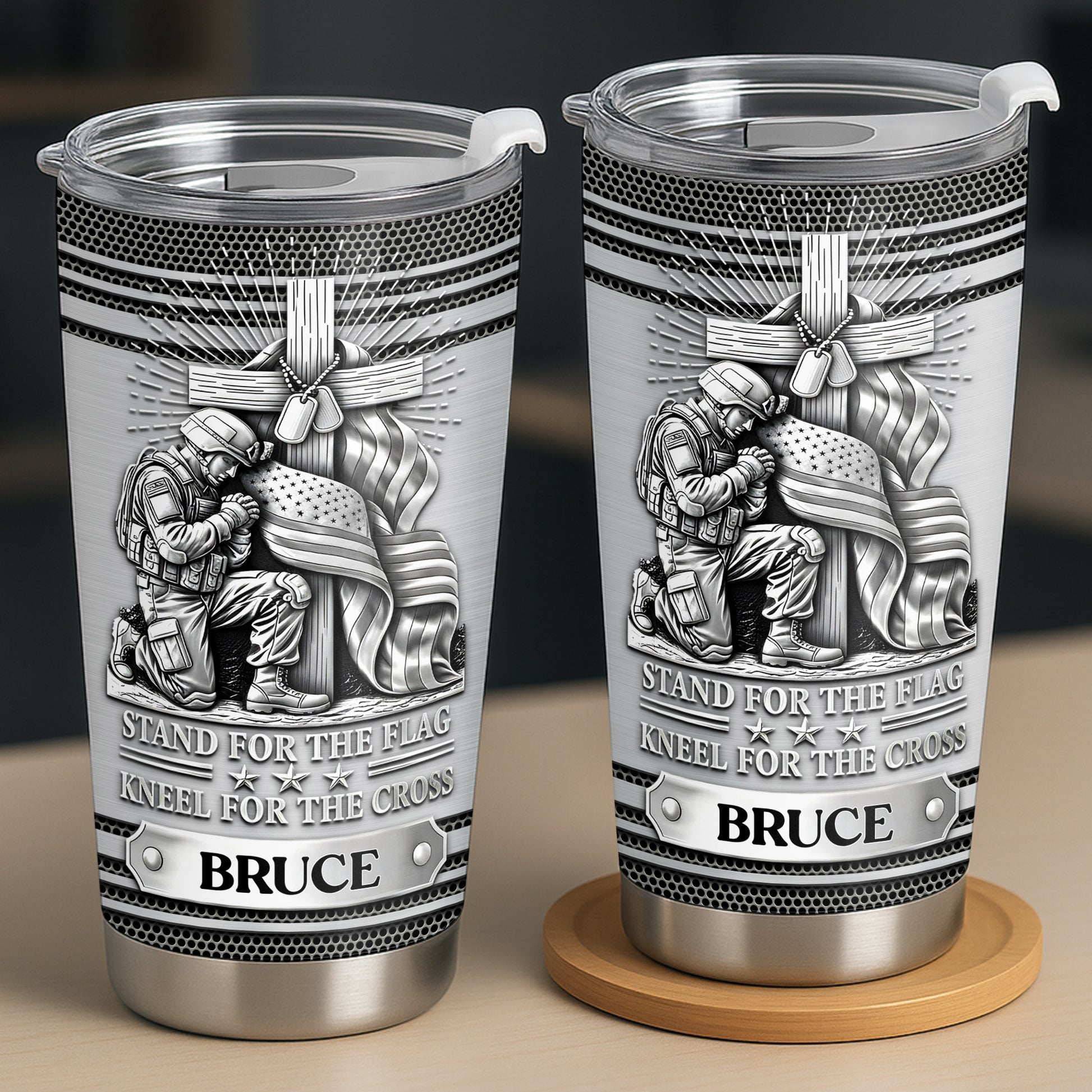 Stand For The Flag, Kneel For The Cross, Military Tribute