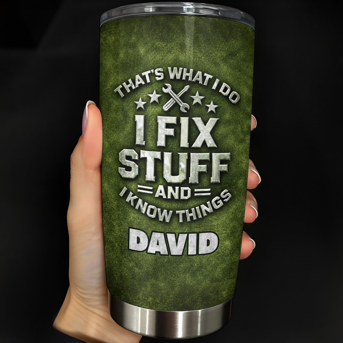 That's What I Do I Fix Stuff And I Know Things Wrenches