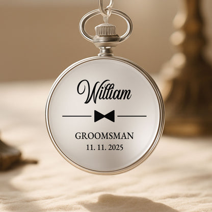 To My Groomsman Thank You For Being By My Side Bowtie