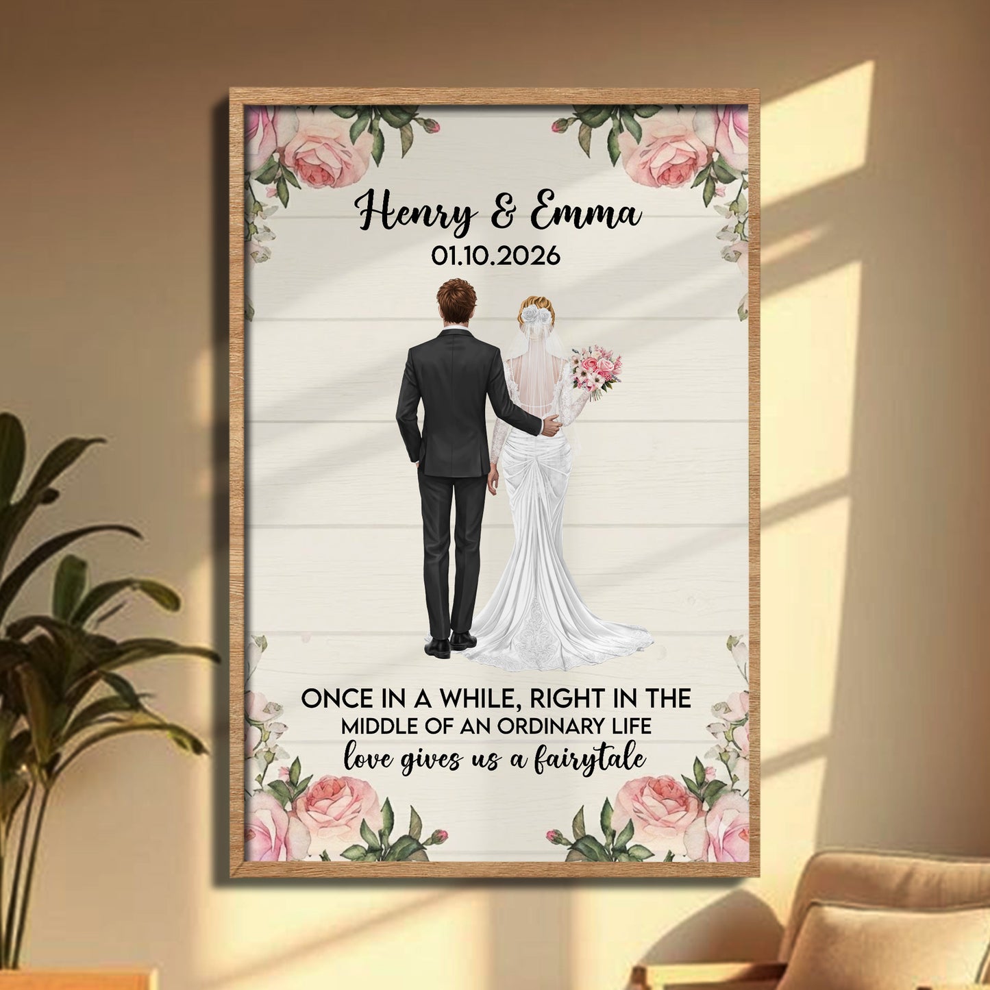 Once In A While, Love Gives Us A Fairytale, Bride And Groom