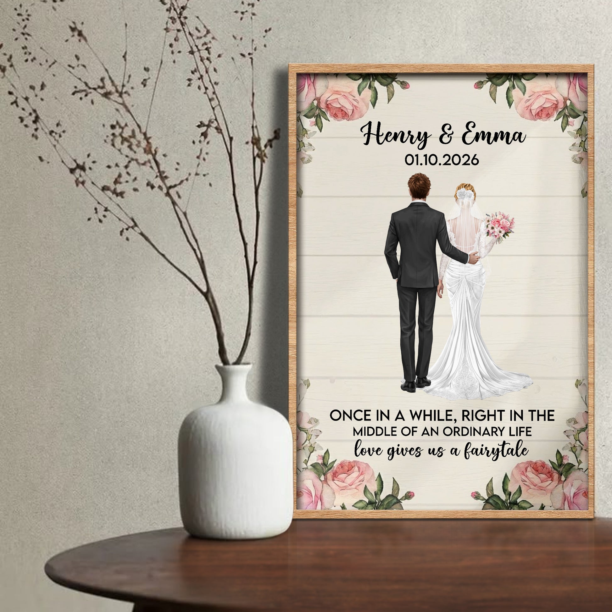 Once In A While, Love Gives Us A Fairytale, Bride And Groom