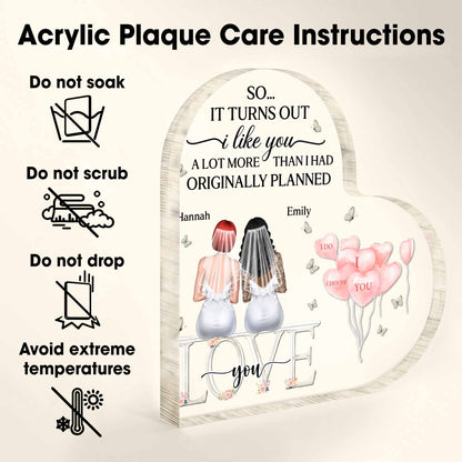 It Turns Out I Like You A Lot More Than Planned, Love You