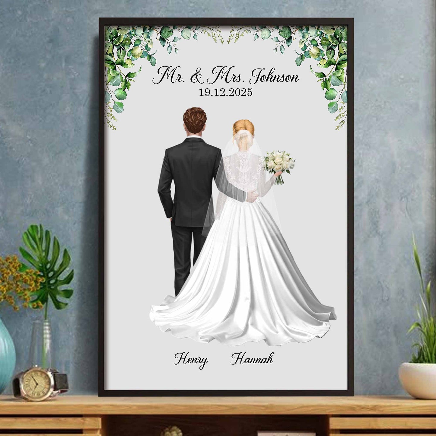 Timeless Wedding Memory With Floral Arch