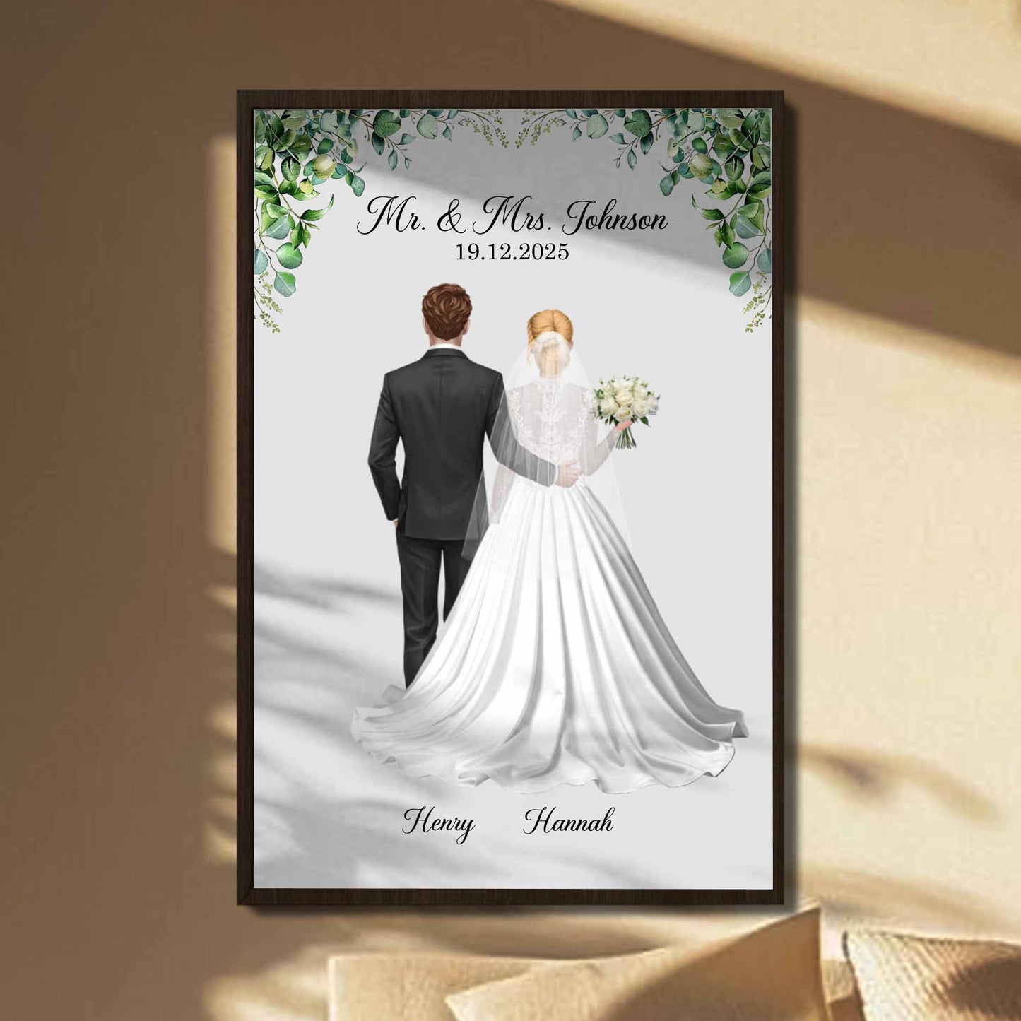 Timeless Wedding Memory With Floral Arch