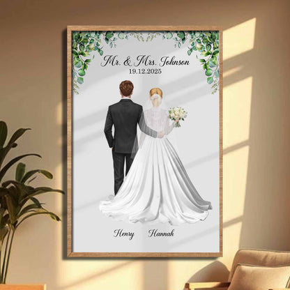 Timeless Wedding Memory With Floral Arch