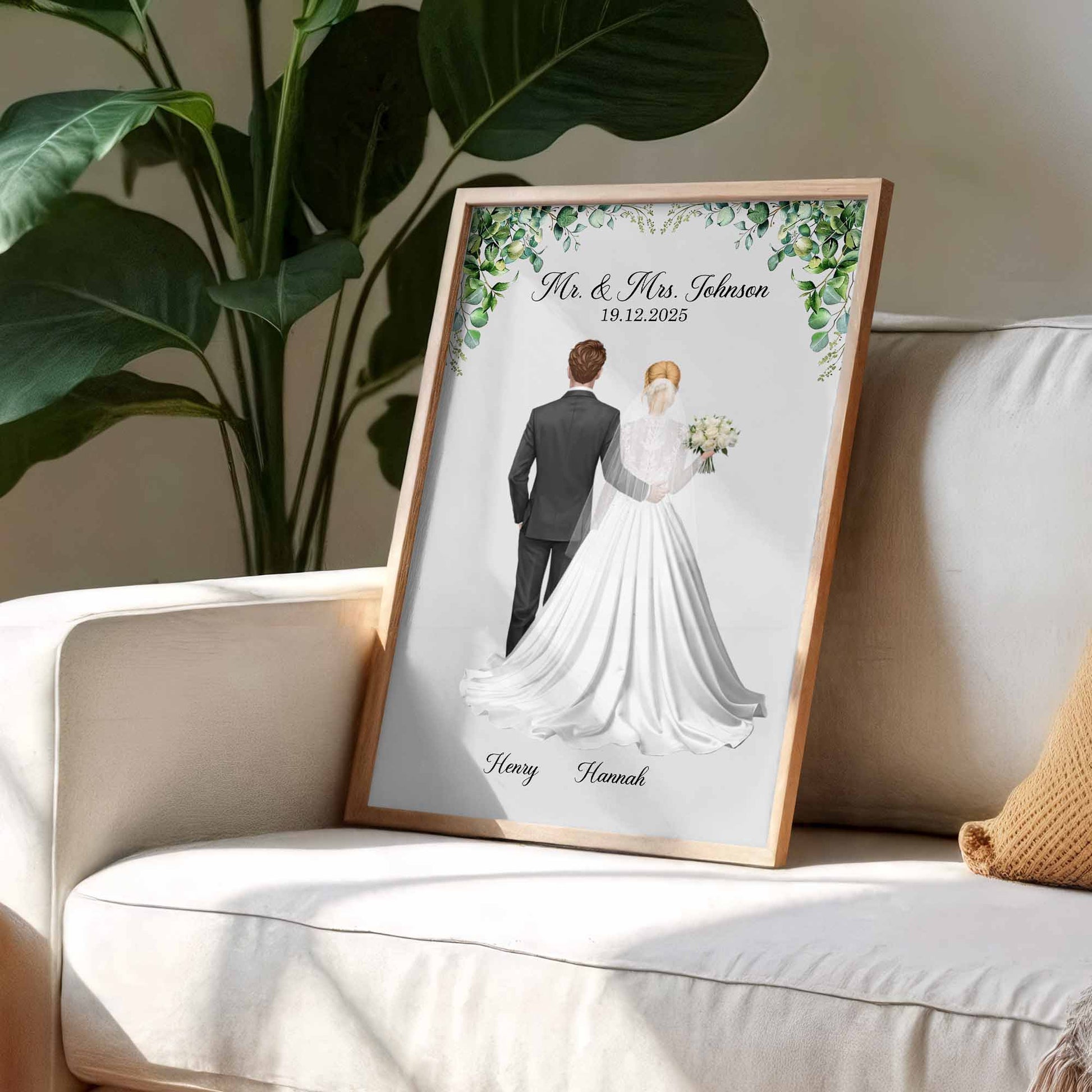 Timeless Wedding Memory With Floral Arch