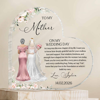 To My Mother On My Wedding Day, Two Women In Wedding Setting