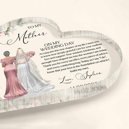 To My Mother On My Wedding Day, Two Women In Wedding Setting