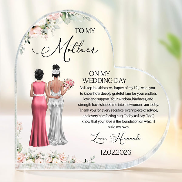 To My Mother On My Wedding Day, Two Women In Wedding Setting