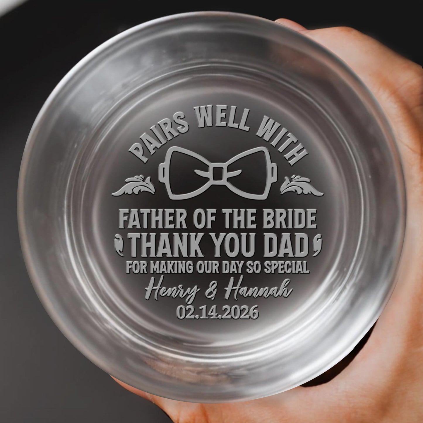 Pairs Well With Father Of The Bride, Bow Tie Design