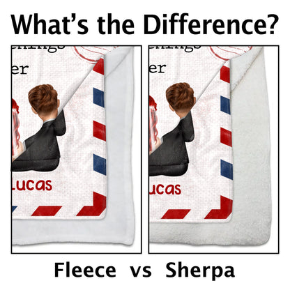 To My Wife, Love and Postal Stamp Design