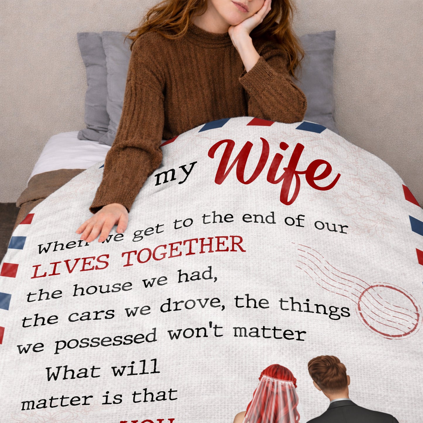 To My Wife, Love and Postal Stamp Design