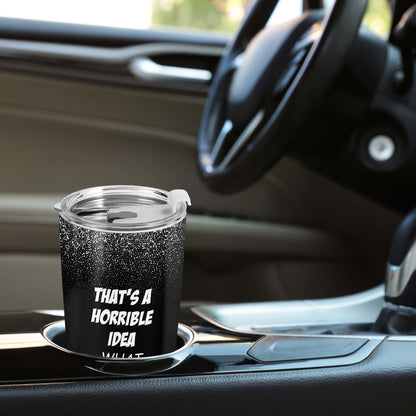 À quelle heure ? - Gobelet personnalisé en acier inoxydable 590 ml 750 ml - WHATTIME01TB