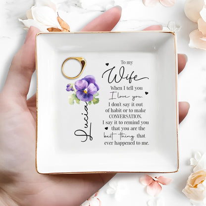 Quand je te dis que je t'aime - Porte-bijoux personnalisé - WIF006_SCRD