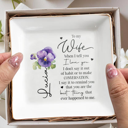 Quand je te dis que je t'aime - Porte-bijoux personnalisé - WIF006_SCRD