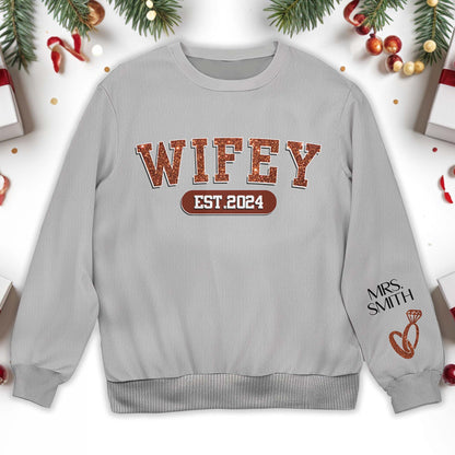 Celebrate Lasting Love Wifey Jumper With Ring Design