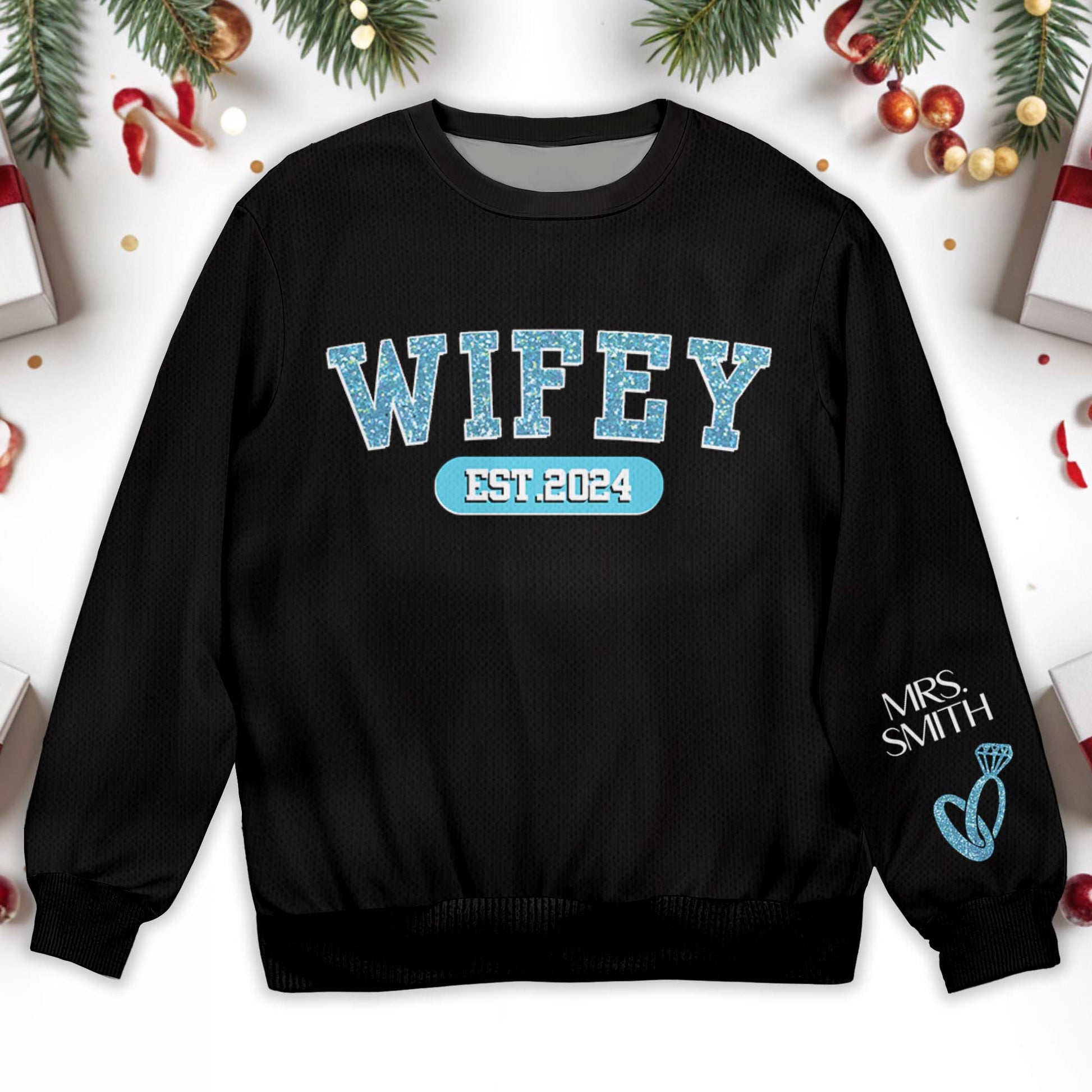 Celebrate Lasting Love Wifey Jumper With Ring Design