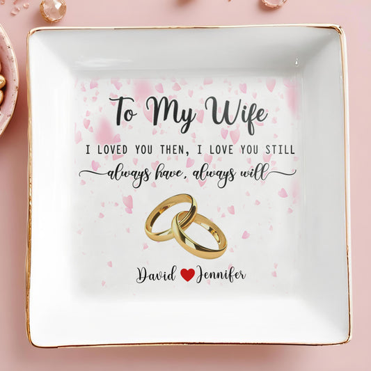 Wedding Anniversary Gift Featuring Wedding Rings And Hearts