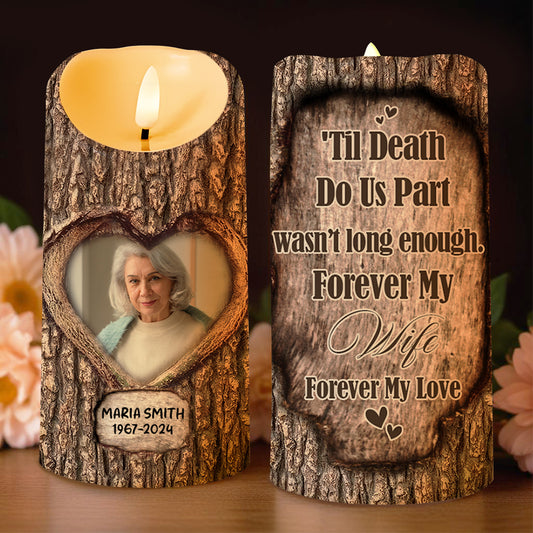 Forever My Wife, Forever My Love Heart-Shaped Photo Frame