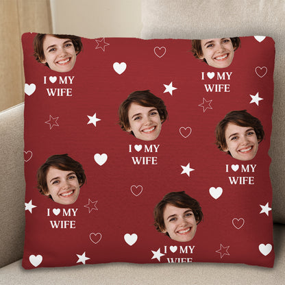 I Love My Wife With Hearts And Stars Design