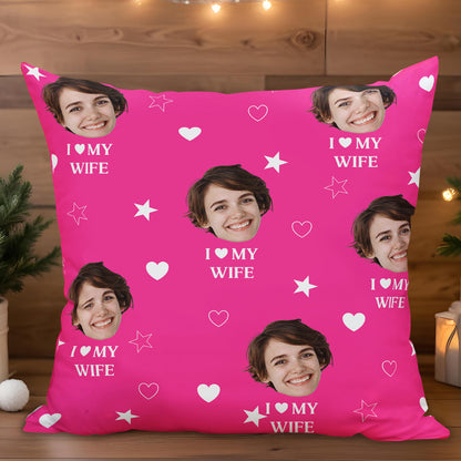 I Love My Wife With Hearts And Stars Design