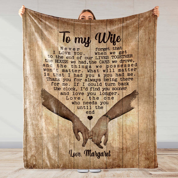 Love You Longer Romantic Quote With Holding Hands