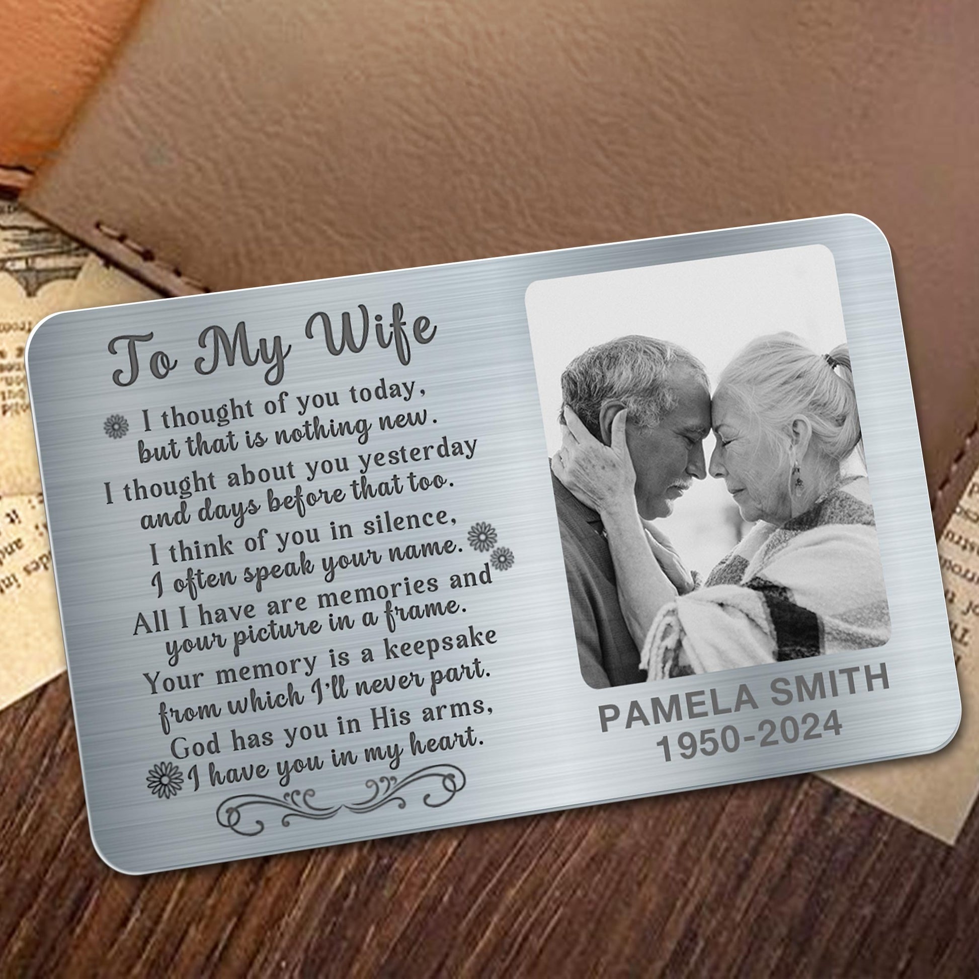 To My Wife, Eternal Love And Memories