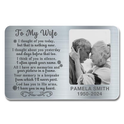 To My Wife, Eternal Love And Memories