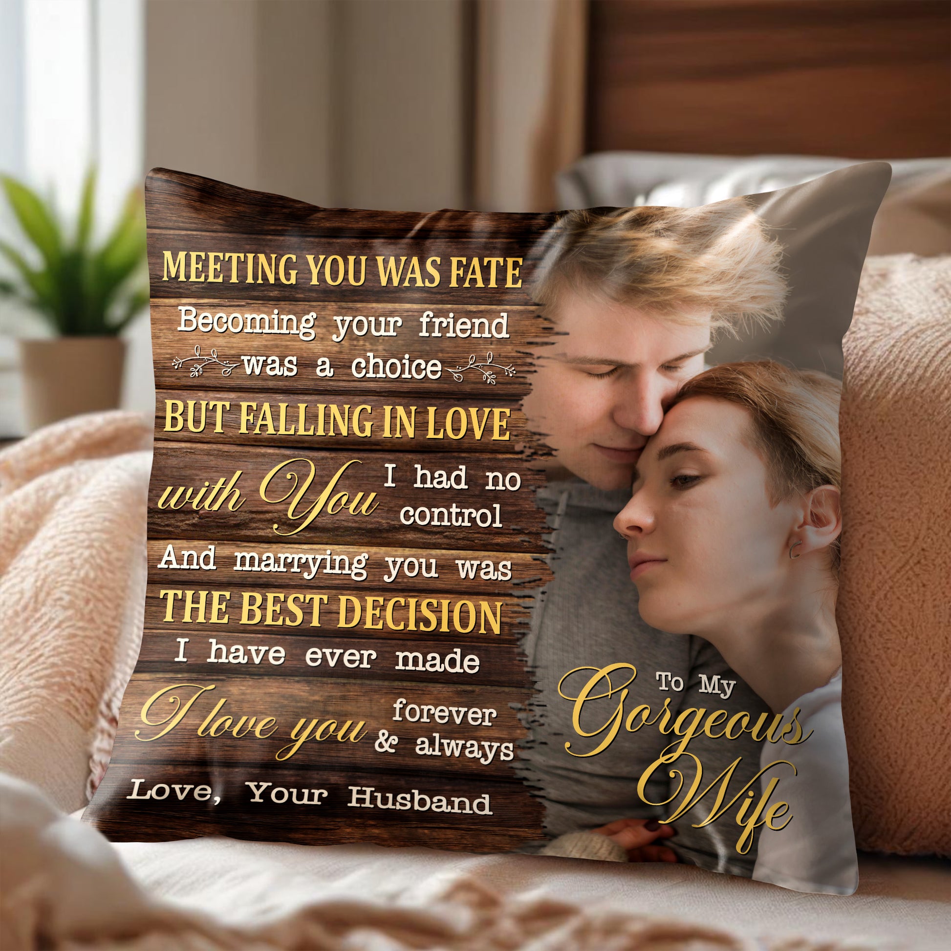 Love and Marriage Decision Romantic Quote For Wife
