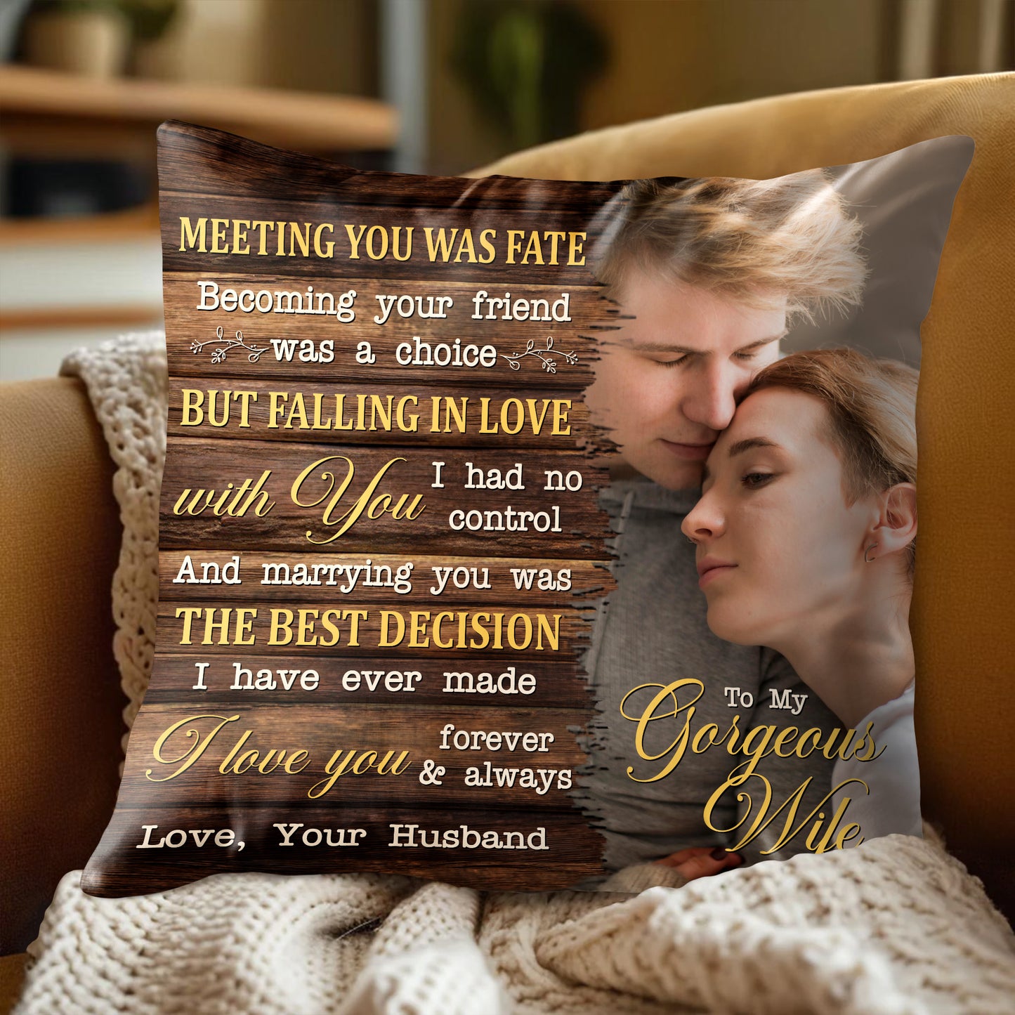 Love and Marriage Decision Romantic Quote For Wife