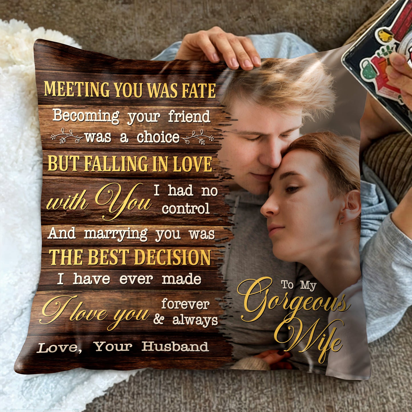 Love and Marriage Decision Romantic Quote For Wife