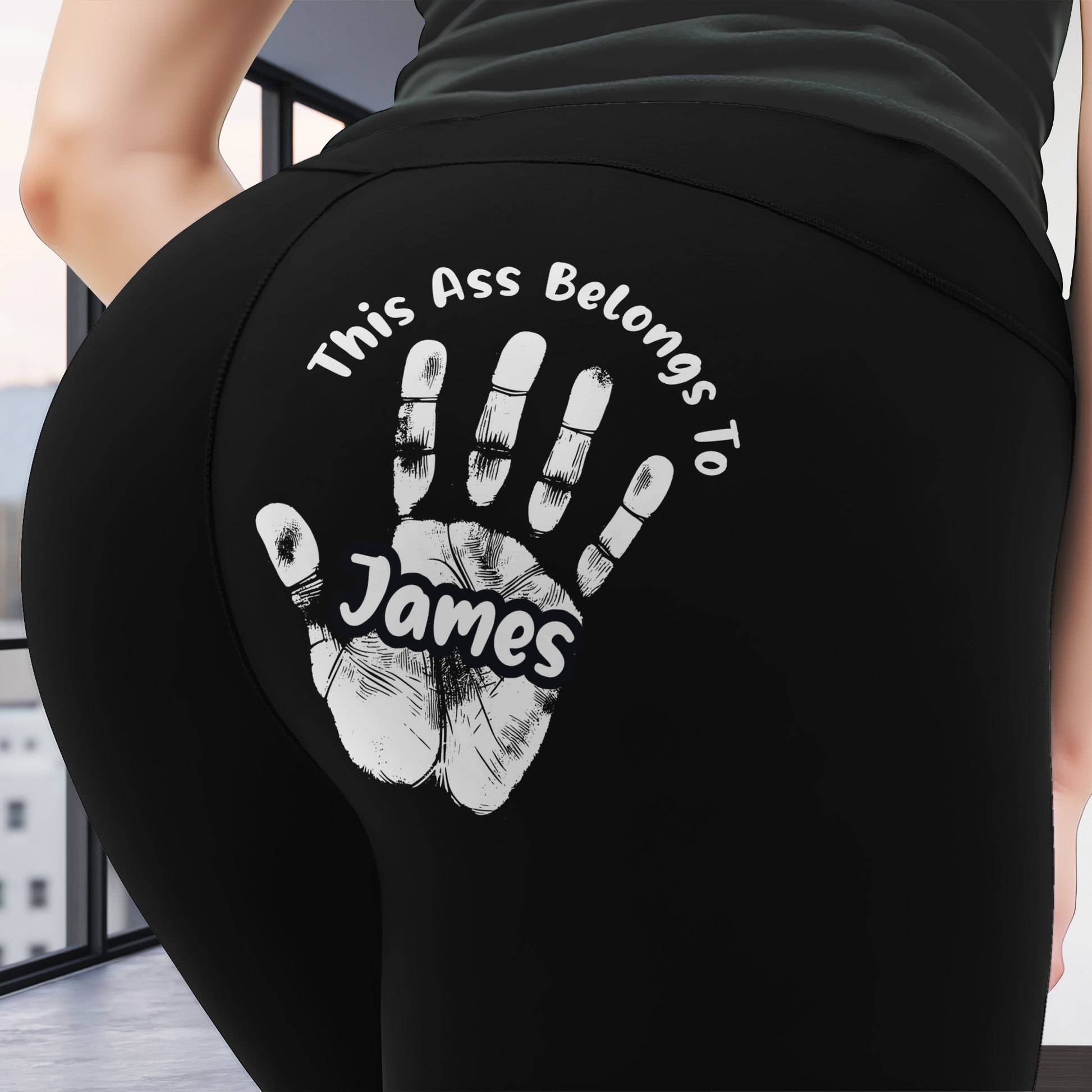 This Ass Belongs To, Handprint Design