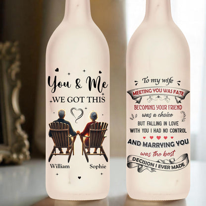 To My Wife, Meeting You Was Fate, Hearts, Chairs And Couple