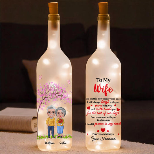 To My Wife, No Matter How Many Years Pass, Couple And Hearts